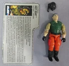 GI Joe 1989 "HOT SEAT" Raider Driver 100% complete w/Filecard Vintage ARAH  g.i.