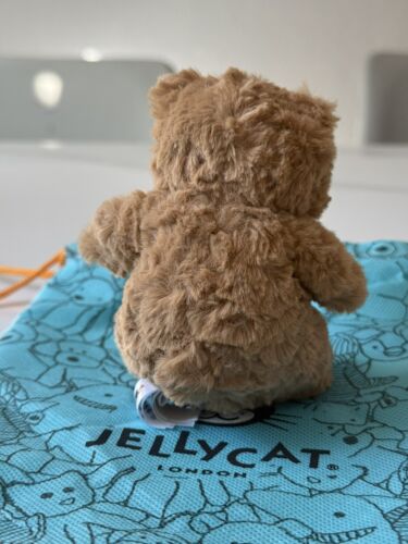 AUTHENTIC‼️Jellycat BARTHOLOMEW BEAR BAG CHARM New ✅NWT KeyChain - Picture 4 of 6