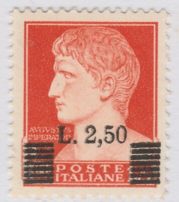 Overprinted ITALY Lieutenancy Umberto I 1945 2.50 out of 1.75 New MNH** 17827