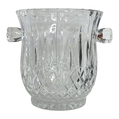 Vintage Gorham King Edward Crystal Ice Champagne Bucket Made in USA 1982-1999