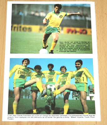 Fußball FC Nantes Courbis AS Monaco Toko Paris SG Französische Meisterschaft 1982-83