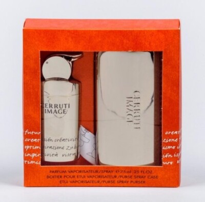    CERRUTI IMAGE WOMAN PARFUM SPRAY 7,5 ml & SPRAY CASE OVP RARE   