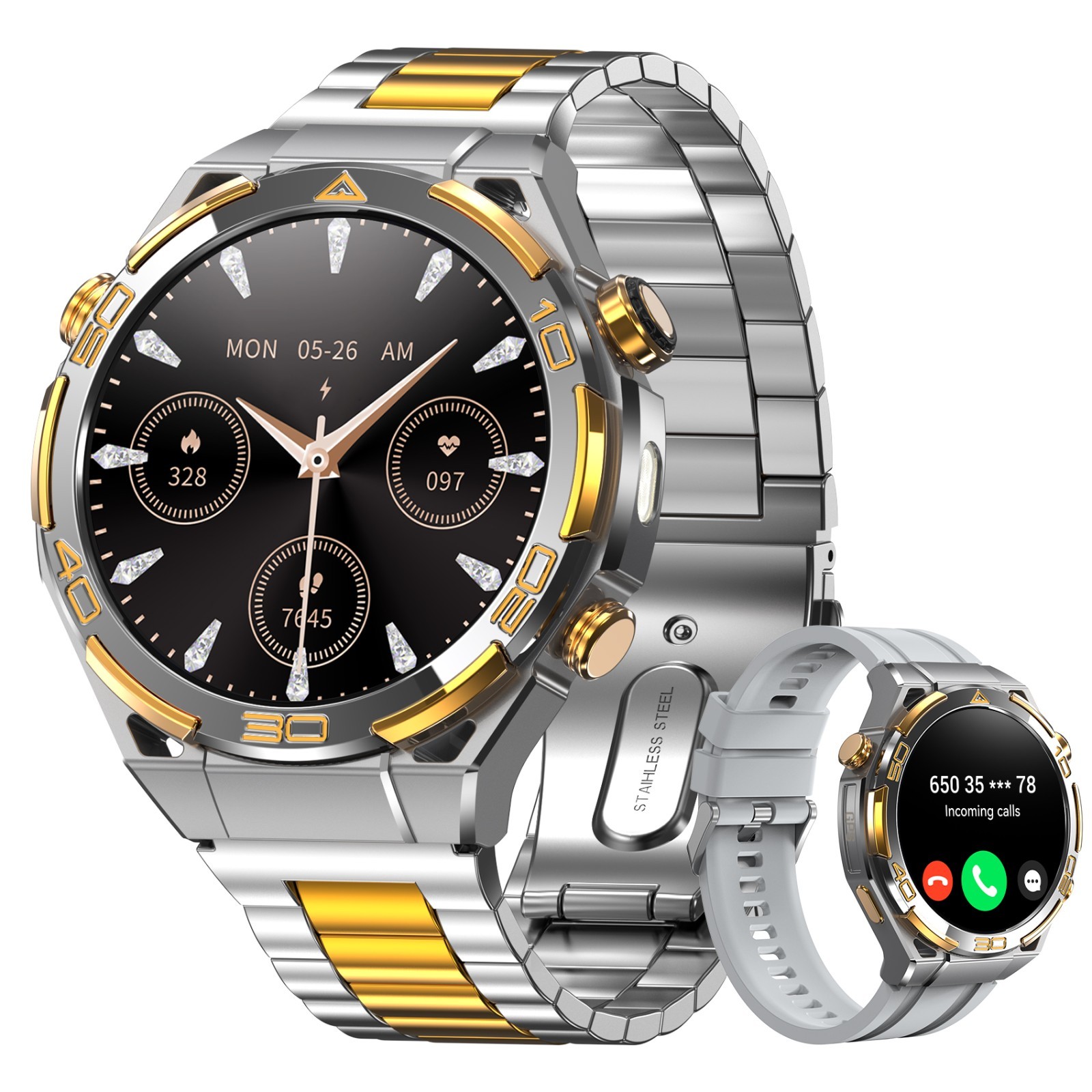 Blackview W90PRO Premium GPS Smart Watch 900mAh 20-Day Battery Life Rugged Watch