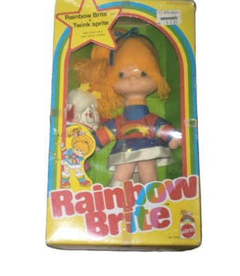 Vintage Mattel 7233 Rainbow Brite & Twink Sprite Doll 1983