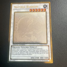 Yu-Gi-Oh! Naturia Barkion - Ghost Rare - GLD5-DE033 LIMITED EDITION NM/LP