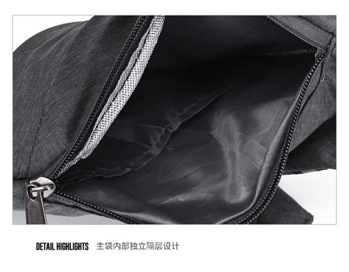 Valcen Personal Pocket Bag for Man Crossbody Multi-Pocket Anti-Dieb Reisetasche - Bild 22 von 27