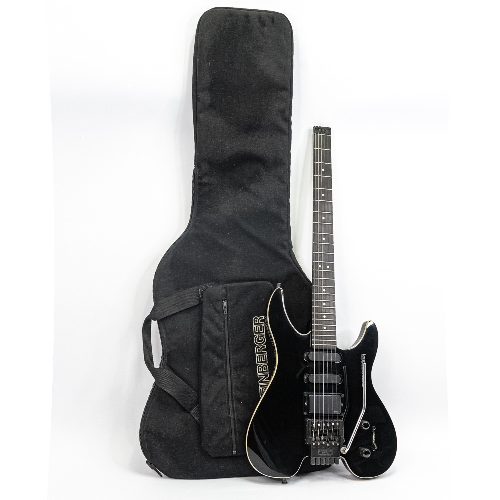 1989 Steinberger GM4TA Flagship Guitar — Newburgh, NY — Black w