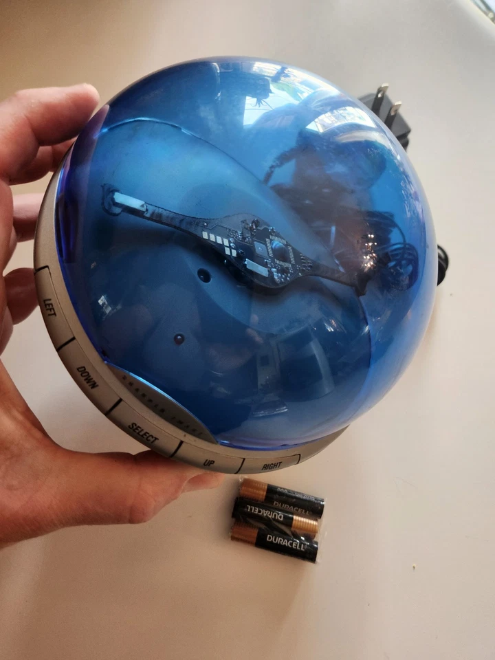 Sharper Image InfoGlobe Scrolling Caller ID BLUE WI701 Clean Woking Free ShpN - Image 3 of 4