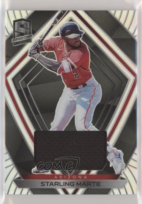 2020 Panini Chronicles Spectra Swatches Starling Marte #85 0m4q