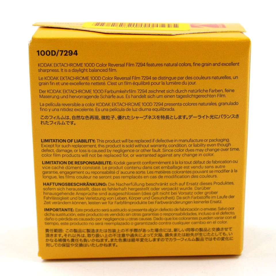 Kodak Ektachrome Super 8 100D/7294 Color Reversal Film (7452618) 50' Roll - Image 4 of 4
