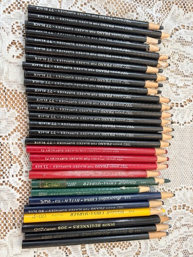 Vintage China Marker Grease Pencil Lot of 28 Dixon