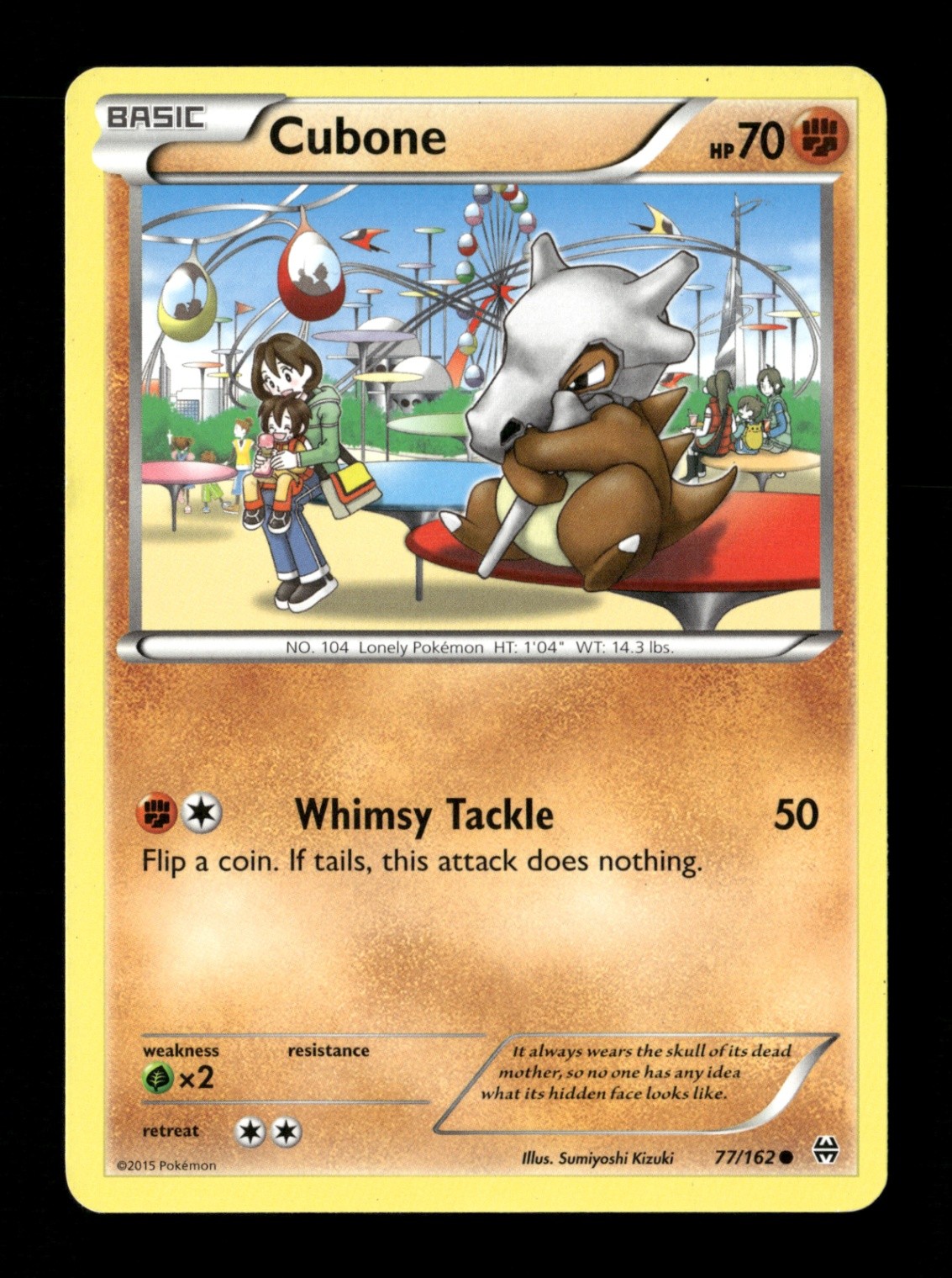 Cubone 77/162 Non Holo Common XY - BREAKthrough LP Pokemon