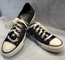 Converse Chuck Taylor All Star OX 'Black Glitter' / A11138C / Women's Size 6.5