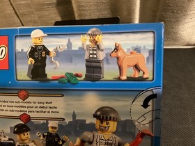 Lego City Police Minifigure Collection 7278 ATM Money Burglar Dog ATV Thief 2011
