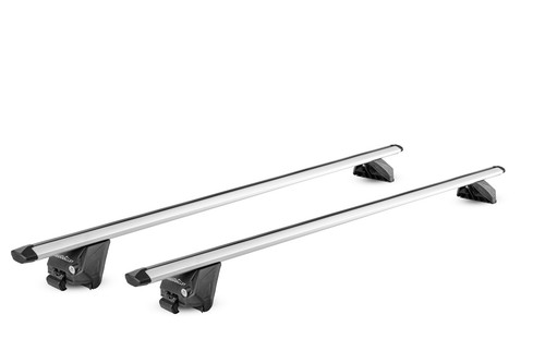 Barre Portatutto In Acciaio Per Ford Focus III SW 2015 - 124 Cm, 100 Kg, Con Attacchi E Kit Montaggio