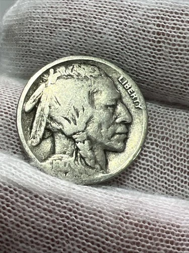 1917 D Full Date Higher Grade Buffalo Nickel -  Better Date US Coin!