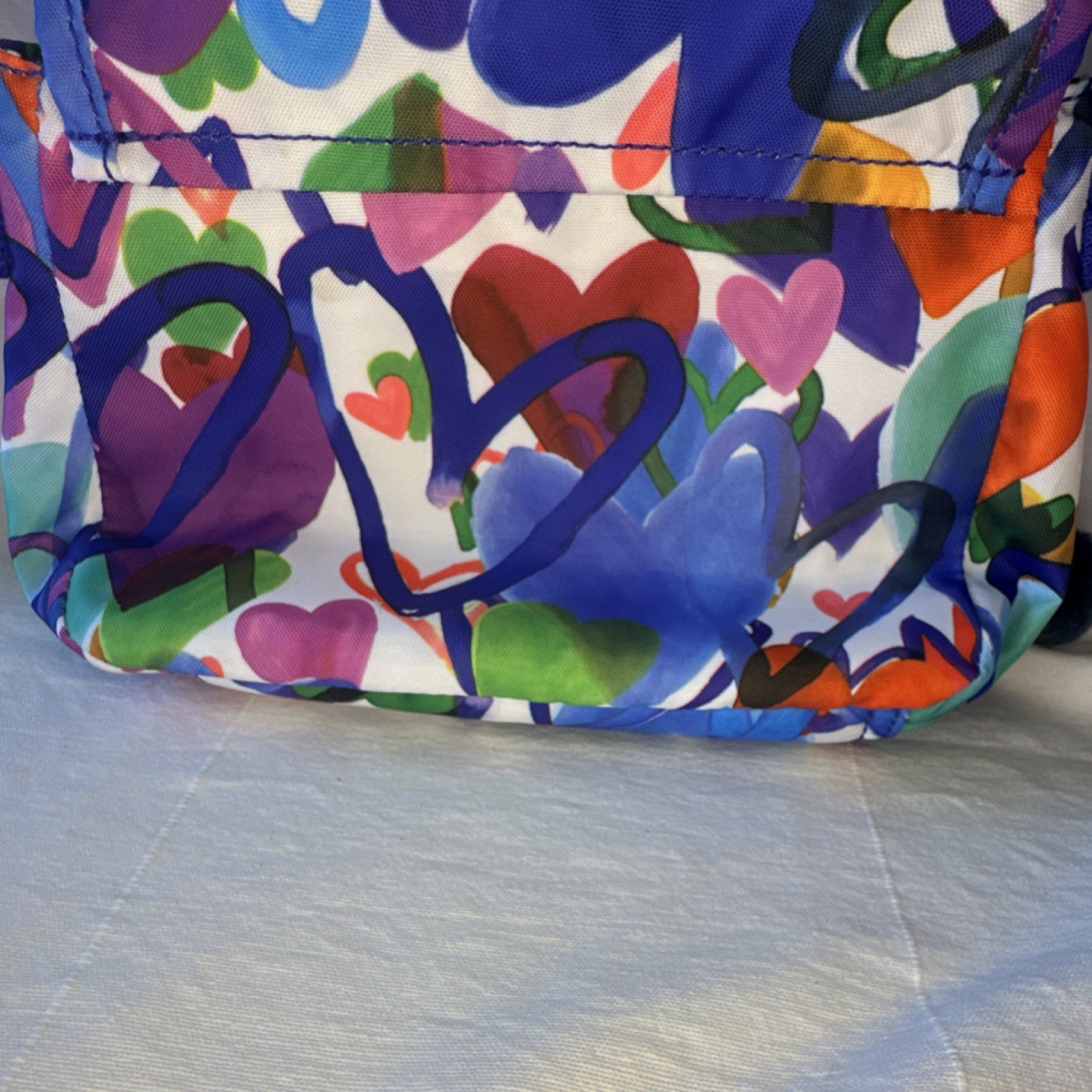 Kipling Multicolor Heart Pattern Crossbody Bag Mo… - image 6