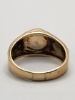 Mens 13k Solid Yellow Gold Approx .14ct Natural Diamond Solitaire Ring Size 9.75 — photo 7