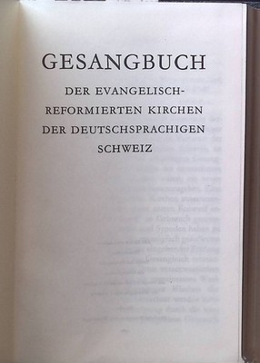 Allein Gott in der Höh sei Ehr -in: Gesangbuch der Evangelischen- Reformierten K