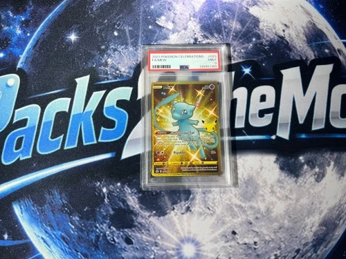 Mew Secret Holo PSA 9 Celebrations Card 025/025