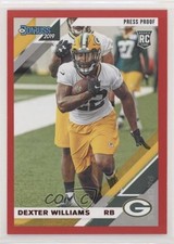 2019 Panini Donruss Rookies Press Proof Red Dexter Williams #296 ut4