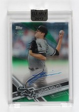 2017 Topps Clearly Authentic Auto Green 48/99 Lucas Giolito #CAAU-LG Auto m4h
