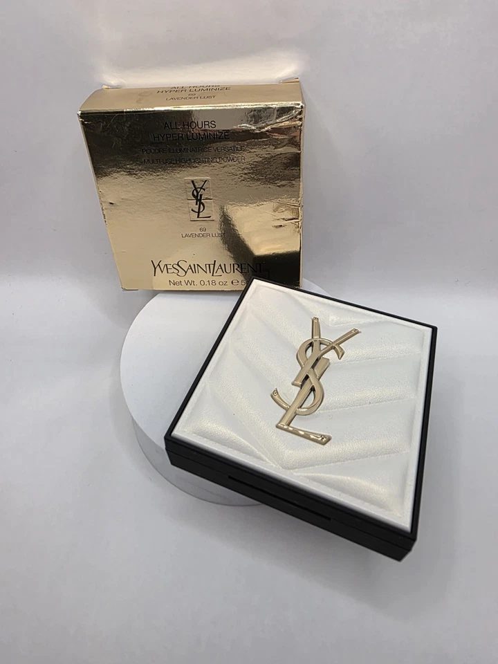 Хайлайтер YSL All Hours Hyper Luminize — 69 лавандовый блеск (полный размер 5 г), новый в коробке - Изображение 2 из 3