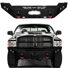 Fit 2003-2005 Dodge Ram 25003500 Front Bumper With Winch Plate And 4xled Lights Fit 2003-2005 Dodge Ram 25003500 Front Bumper With Winch Plate And 4xled Lights