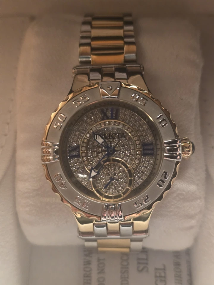 Двухцветные женские бриллианты INVICTA Diamond Subaqua модель 30007 0,74 карата - Изображение 4 из 4
