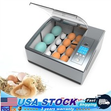 ✅16 Eggs Egg Incubator for Hatching Egg Full Automatic Turning Duck Chicken Egg