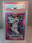 2022 Topps Chrome Shohei Ohtani #1 Magenta Speckle Refractor /350 (PSA 9)