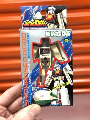 RARE! MIB Shinkansen Robo Super Bullet Train Mark Transformers Gobots Toy 1980s✨