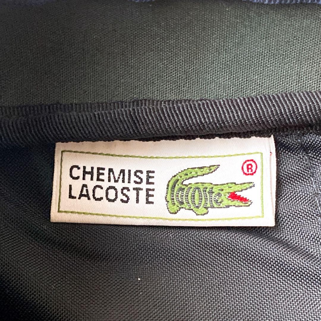 Lacoste Vintage Emboss Logo Rare Large Size image 4