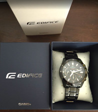 Casio Edifice EFV Line Black Dial Stainless Steel Men's Analog Watch