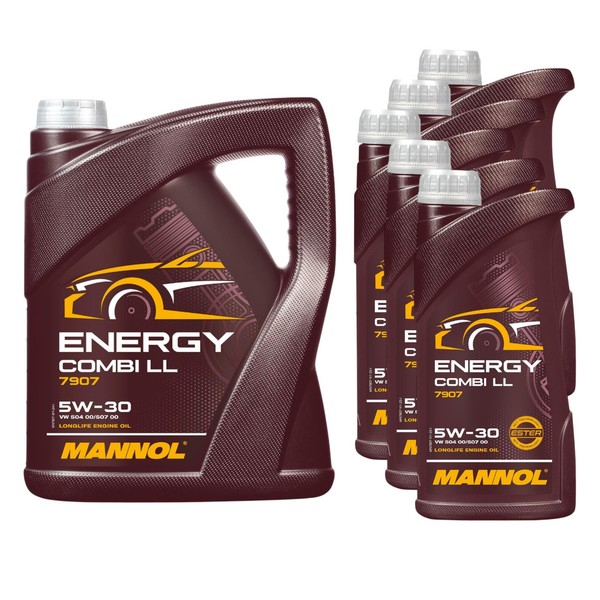 10 Liter Mannol Energy Combi LL 5W-30 MotoröL MN7907 API SN Acea C3-image