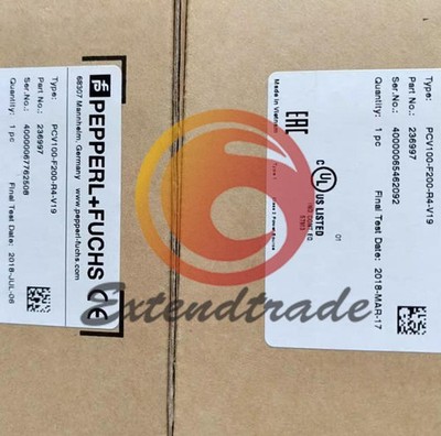 1PC New Pepperl+Fuchs PCV100-F200-R4-V19 236997 Optical code reader