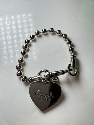 Coach Heart Charm Bracelet (just The Bracelet)