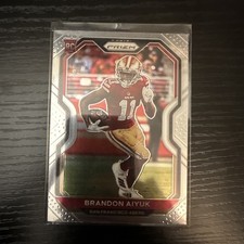 2020 Panini Prizm Brandon Aiyuk #301 San Francisco 49ers Rookie RC