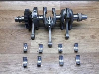 Triumph Daytona 675 R H67 / Kurbelwelle mit Pleuel crank shaft , Lagerschalen - Bild 1 von 4