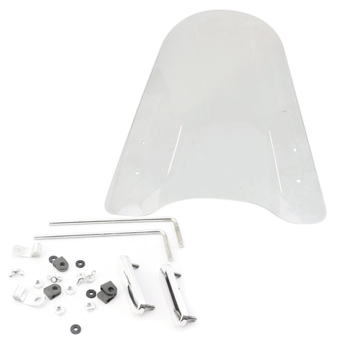 Universal Scooter Windscreen (type 5) Windshield Clear Heavy Duty ABS Plastic