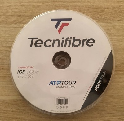 Tennissaite Tecnifibre Ice Code weiß   200m Rolle in 1,25 mm