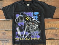 Boys BATMAN Monster Jam Tshirt Size youth Small