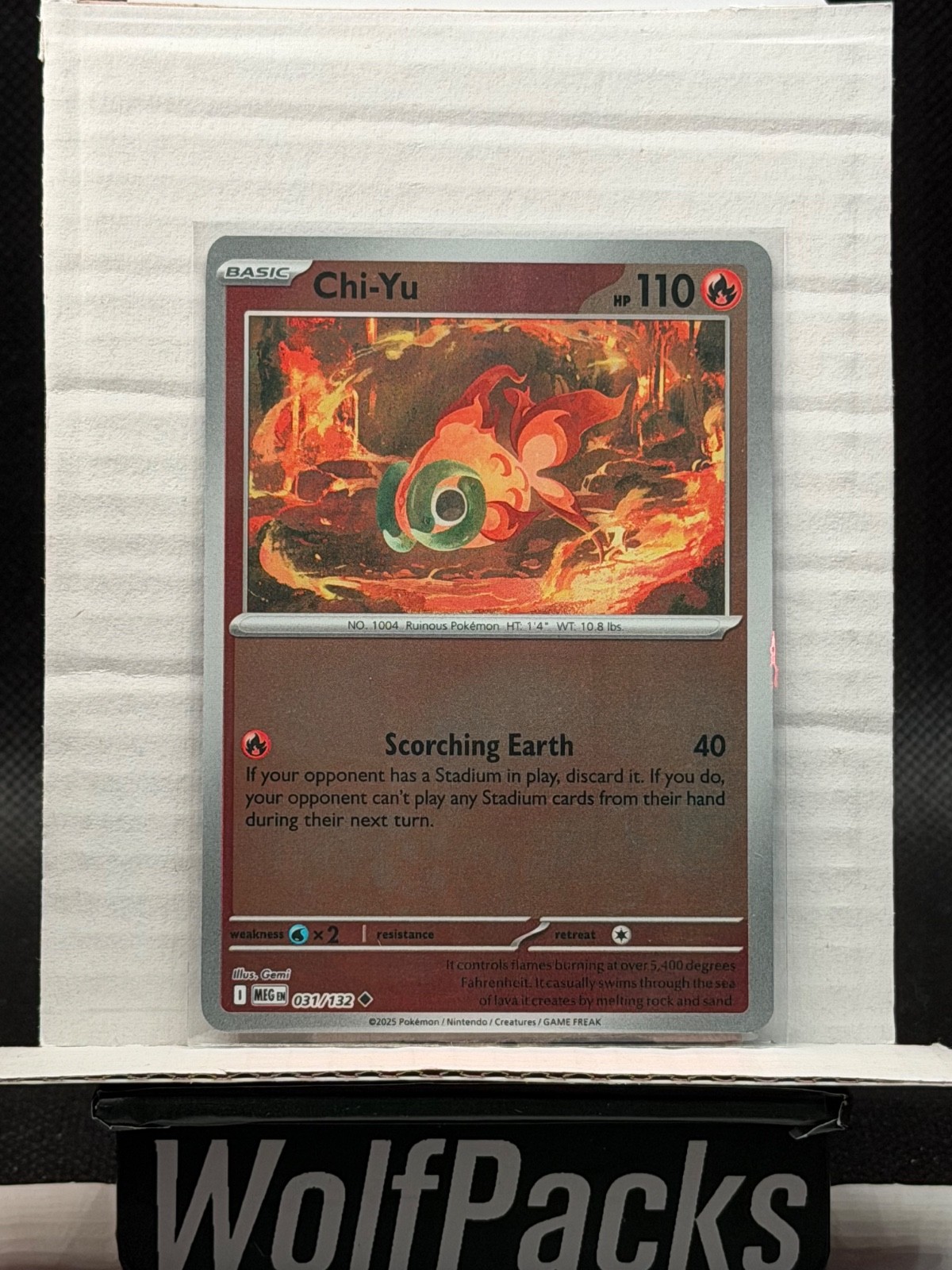 Pokémon TCG Mega Evolutions - Chi-Yu #31 Uncommon Reverse Holo