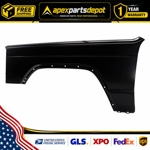 Front Left Fender For 1997-2001 Jeep Cherokee Driver Side Steel Primed