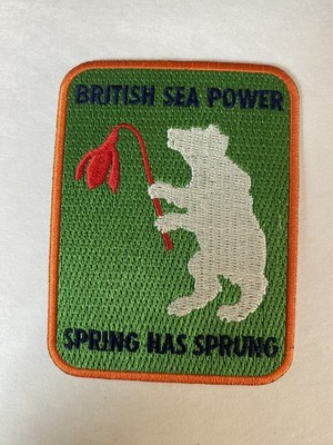 NEW and unused British Sea Power Spring has Sprung sew on patch