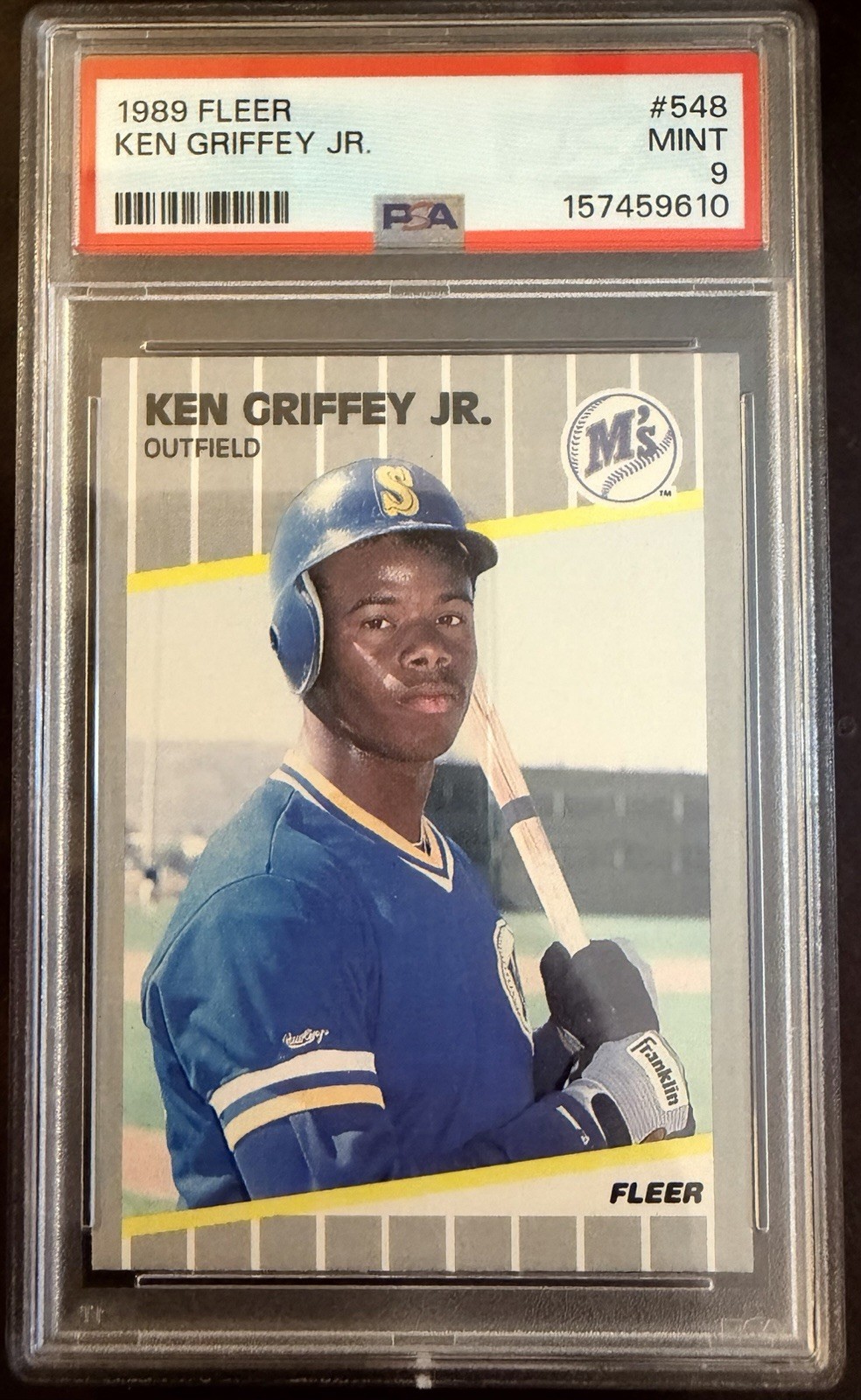 1989 Fleer Ken Griffey Jr #548 PSA 9 MINT