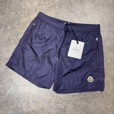 Moncler Navy Nylon Drawstring Swim Shorts RRP £290