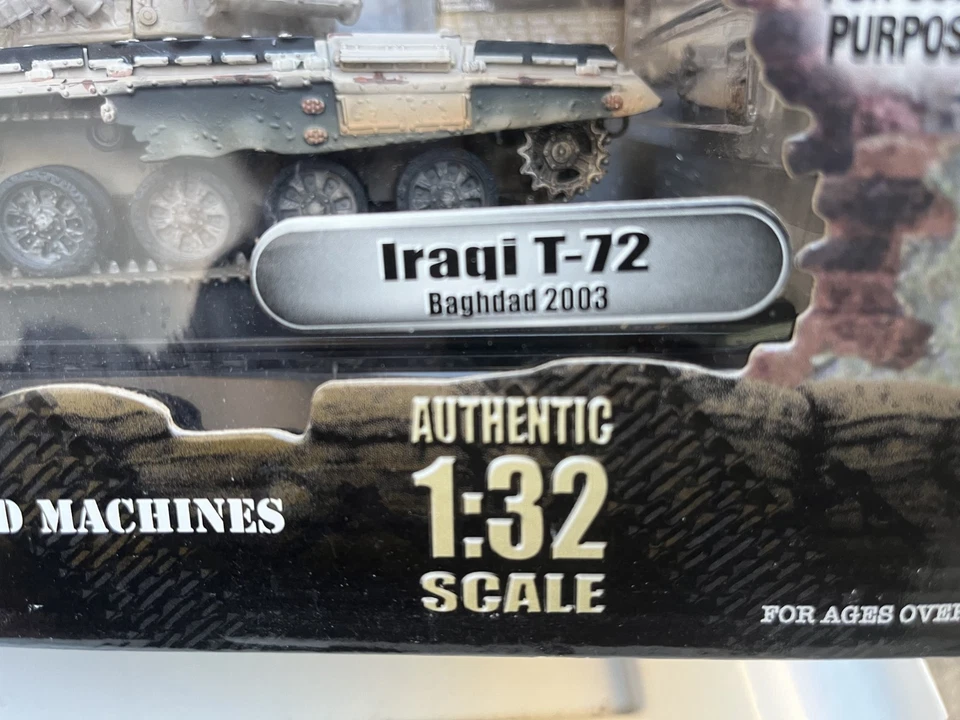 FORCES OF VALORS: Russian T-72 Tank, Iraq, Baghdad 2003, 1:32, "80015" - Image 3 of 4