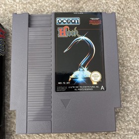 Hook Nintendo NES PAL CIB Complete in Box Manual Ocean UKV Untested