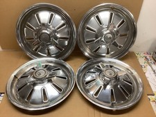 1964 64 C2 Corvette Hubcaps Set Unfrosted Driver Survivor 15 Set Of 4
